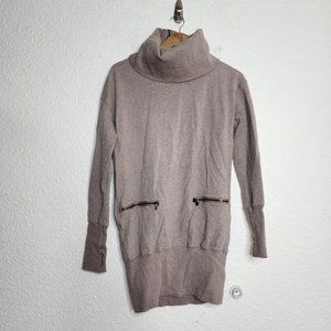 Sweaty Betty Cow Neck Back Zipper Tunic Sweatshirt Women's Size Medium